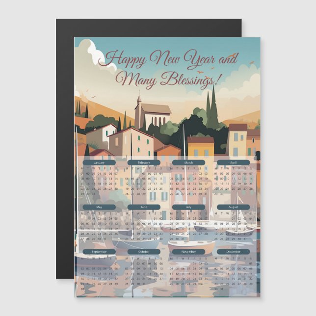 2024 Kalender för sjöstaden (Fram/baksida)