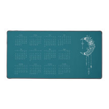 2024 Kalender Fullt Boho Sea Wave