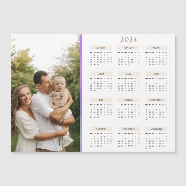 2024 Kalender med anpassad bild (Framsida)