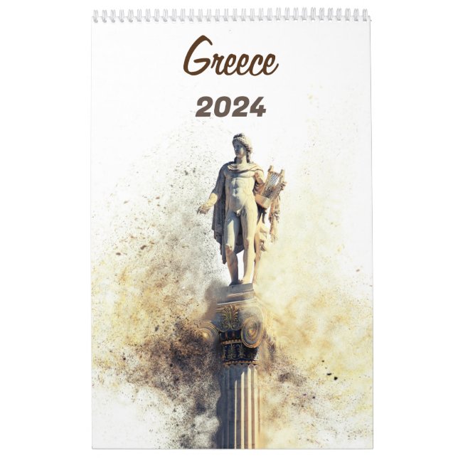2024 Kalender med foton på Grekland (Omslag)