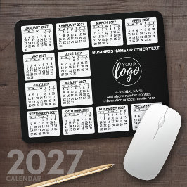 2024 Kalender med logotyp, kontaktinformation Svar Musmatta