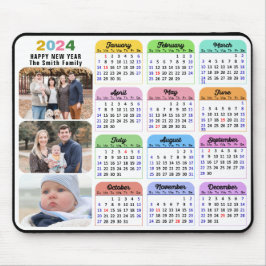 2024 Kalender - minimalistisk foto i 3-familjen Musmatta