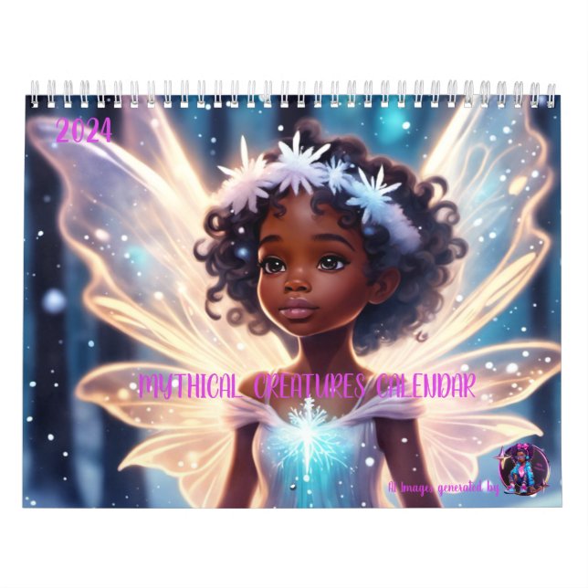 2024 KALENDERKALENDER FÖR MYTISKA KREATURER KALENDER (Omslag)