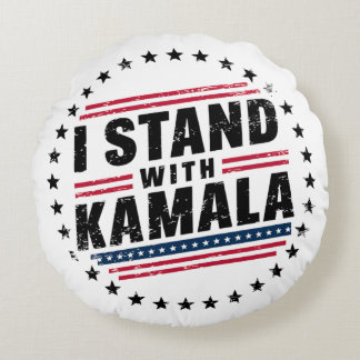 2024 Kamala Harris Fru president USA:s omröstning Rund Kudde