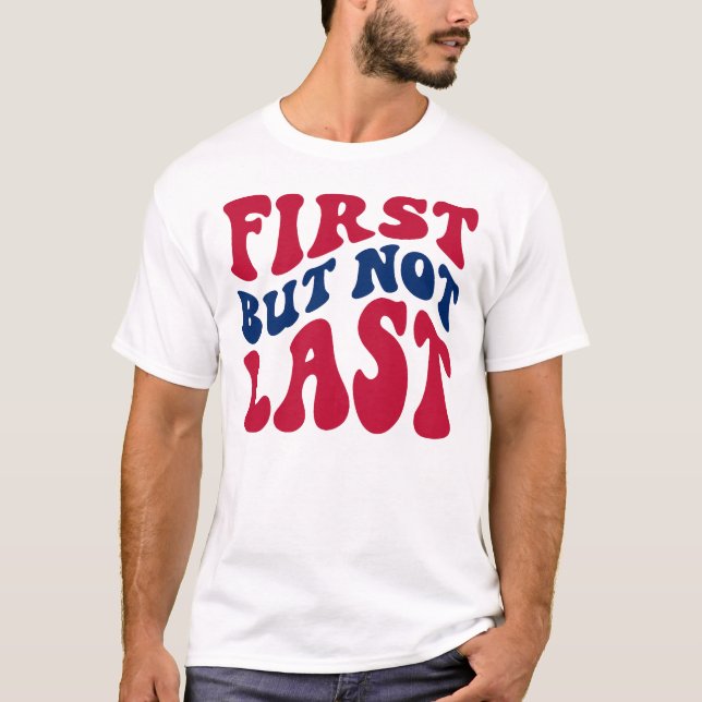 2024 Kamala Harris Fru president USA:s omröstning T Shirt (Framsida)