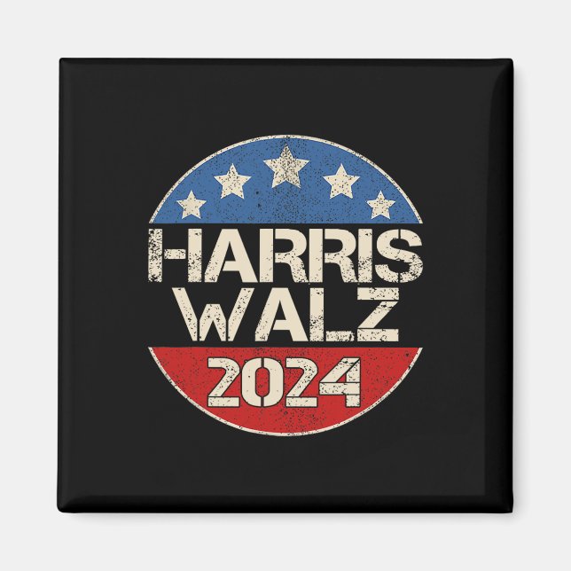 2024 Kamalaharris Timwalz 2024 Magnet (Framsidan)