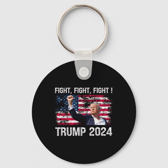 2024 Kamp Kamp Kamp - Trump Presidentval  Nyckelring (Framsida)