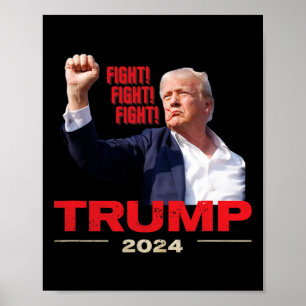 2024 Kampen mot rasism 13:e trumpen Rally Poster