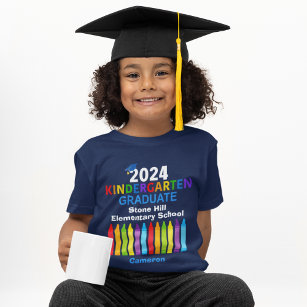 2024 Kindergarten Student Personlig Cute Kids T Shirt