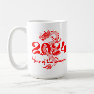 2024 Kinesiska nyåret - Drakens år Kaffemugg