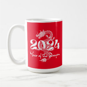2024 Kinesiskt nyår - Drakens år Kaffemugg
