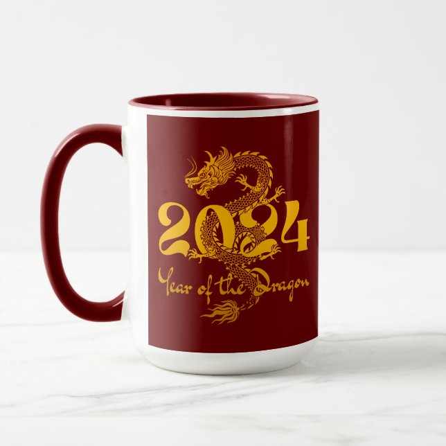 2024 Kinesiskt nyår - Drakens år Mugg (Vänster)