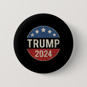 2024 Knappen Retro Kampanj återvalde president Tru Knapp