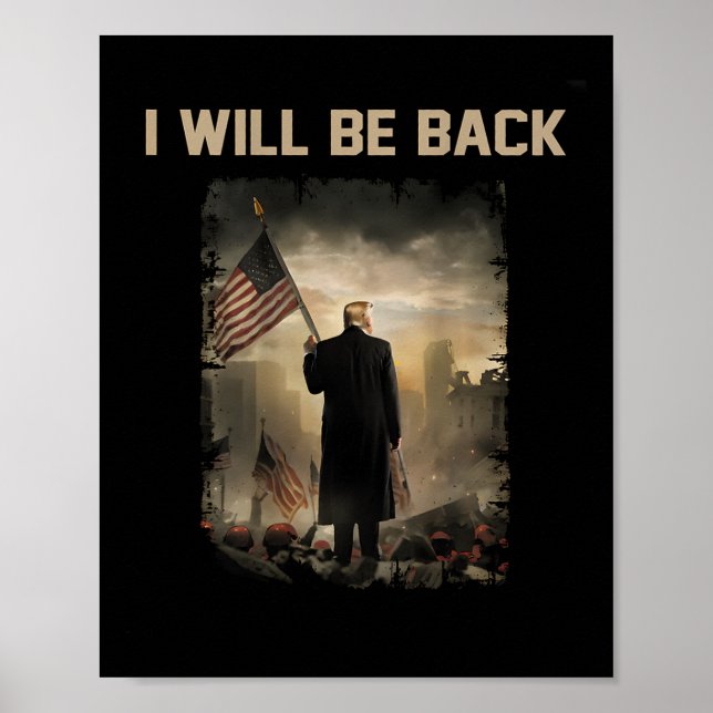 2024 kommer jag tillbaka (på baksidan) poster (Framsidan)