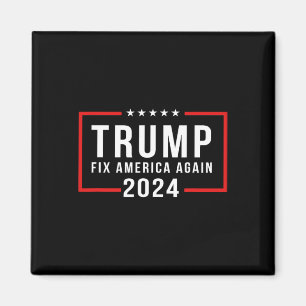 2024 Korrigera Amerika igen Donald Trump 2024 Magnet