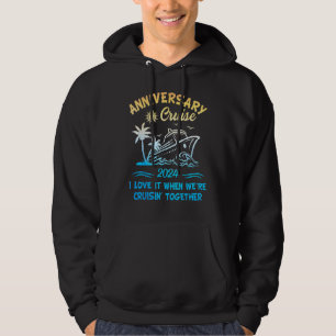 2024 Kryssning Jag älskar när vi kryssar Tillsamma Hoodie