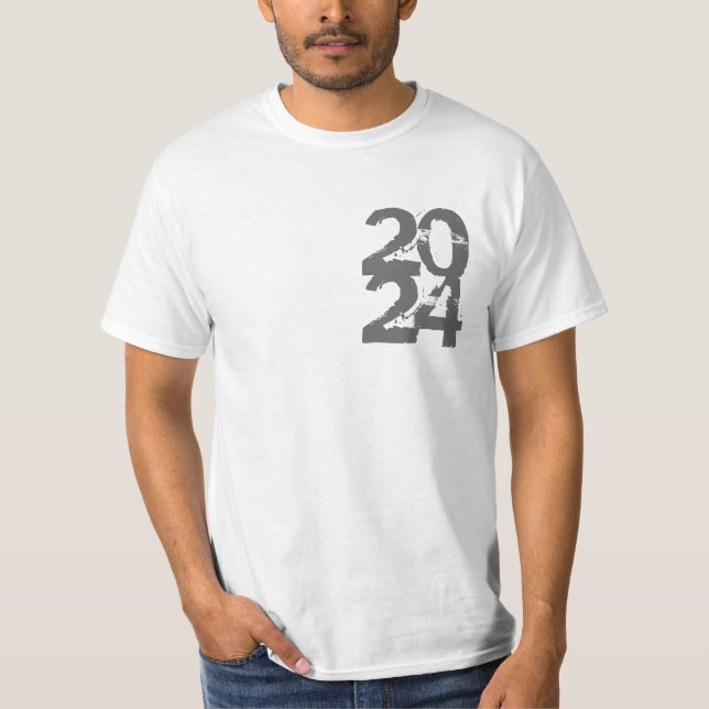 2024 kvadrera scripturen tee shirt (Framsida)