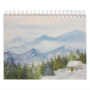 2024 Liten liggande kalender