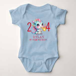 2024 Little Dragon Newborn Coming Home Outfit Cute T Shirt