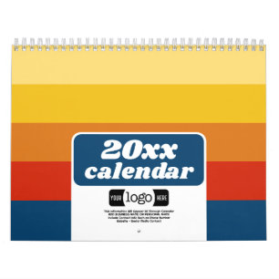 2024 Logotyp - Business Gift - Intressant Mönster Kalender