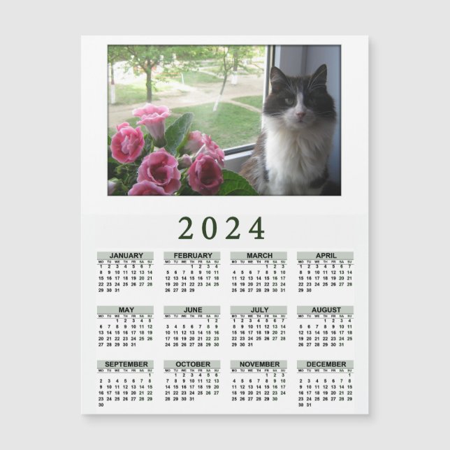 2024 Magnetkalender med dina djur (Framsida)