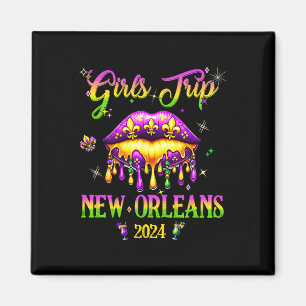 2024 Mardi Gras Mask Frie, Resa Magnet