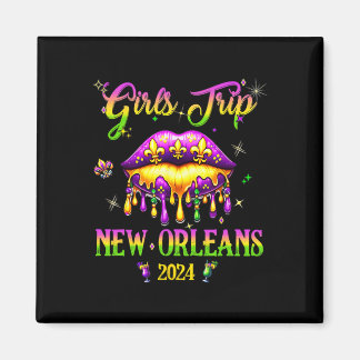 2024 Mardi Gras Mask Frie, Resa Magnet