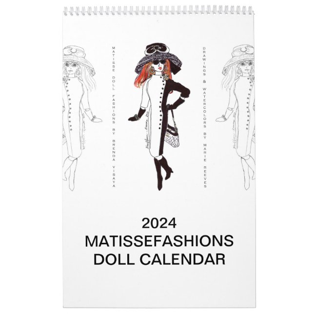 2024 MatisseFashions Illustration Kalender (Omslag)