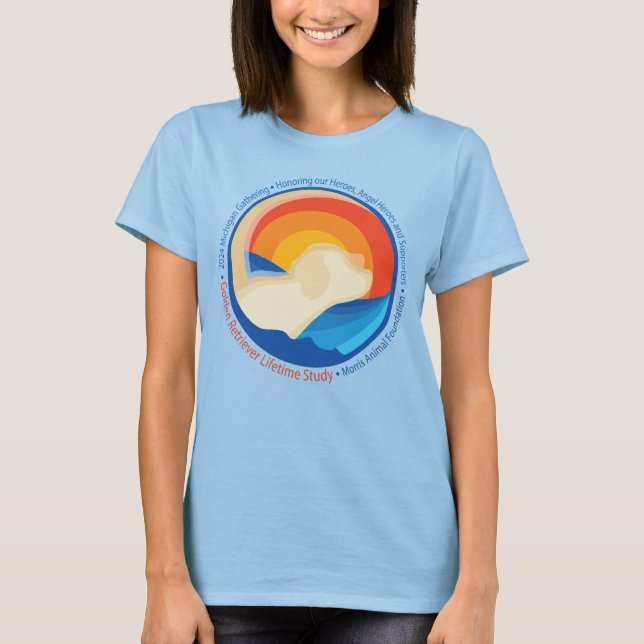 2024 Michigan GRLS Gathering - Kvinnors baskiska b T Shirt (Framsida)