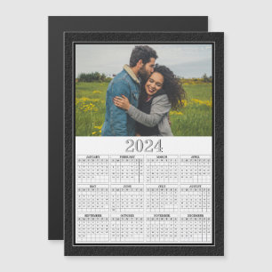 2024: Minimal fotoårskalender för Fullt