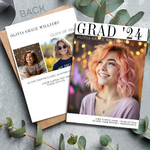 2024 Modern Minimalistisk Examen Overlay Meddelande