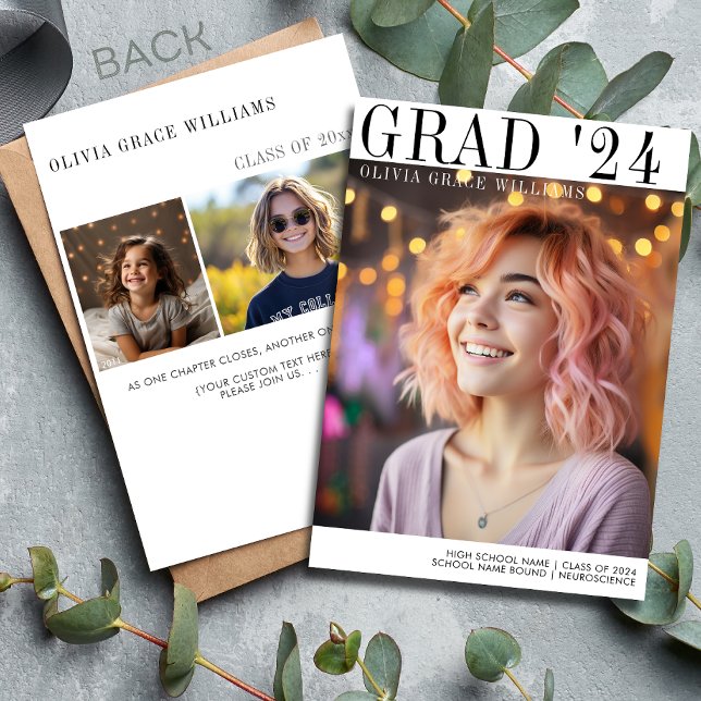 2024 Modern minimalistisk grad-överlagring Meddelande (Skapare uppladdad)