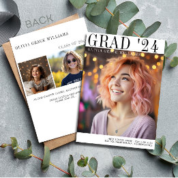 2024 Modern minimalistisk grad-överlagring Meddelande