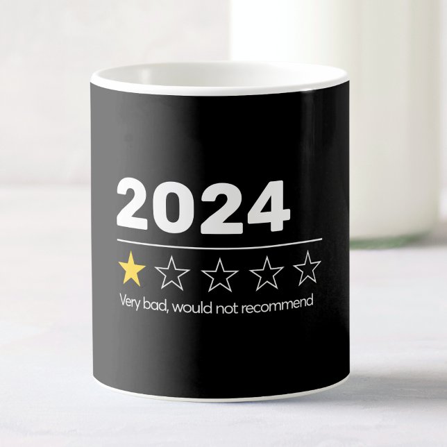 2024 Mycket dåligt skulle inte vara att rekommende Kaffemugg (Skapare uppladdad)