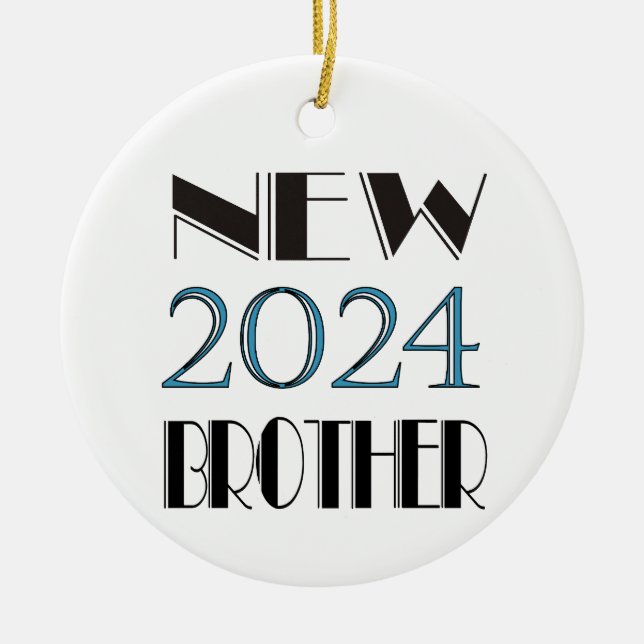 2024 New Brother Ceramic Ornament (Framsidan)