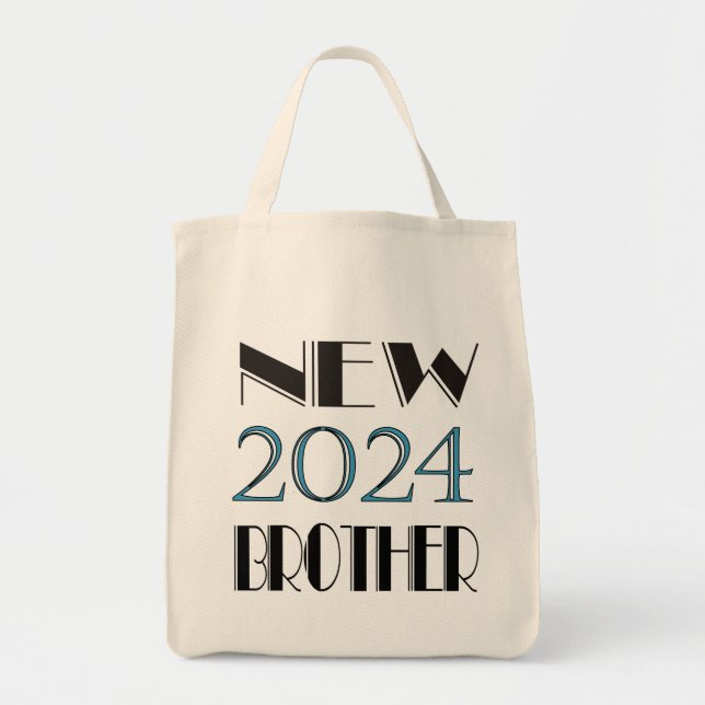 2024 New Brother Tote Bag Tygkasse (Framsidan)
