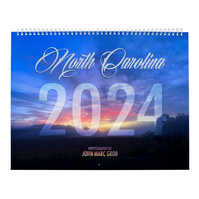 2024 North Carolina Kalender (Omslag)