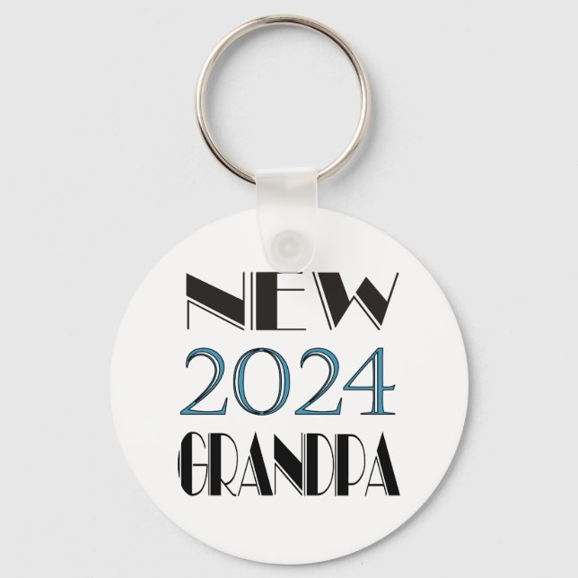 2024 Ny Grandpa Keychain Nyckelring (Framsida)