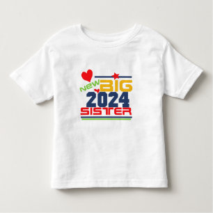 2024 Nya T-shirts med stor sister