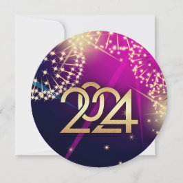 2024 Nyårsafton Party Fireworks Inbjudningar