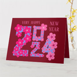 2024 NYÅRSHÄLSNING TILL VEM SOM HELST KORT