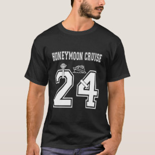 2024 Nygifta honeymoon Cruise Newlyweds-frun T Shirt