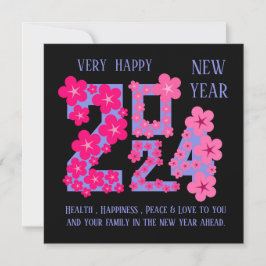 2024 NYTT ÅR HÄLSNING FÖR ALLA KORT