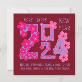 2024 NYTT ÅR HÄLSNING FÖR ALLA KORT