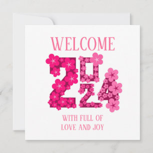 2024 NYTT ÅR HÄLSNING MAMMA PAPPA BROTHER CHEF JULKORT