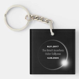 2024 och 2017 Dubbla Dated Solar Eclipse