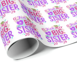 2024 Officiellt - O'Fishally a Big Sister Pun Presentpapper