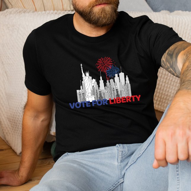 2024 Omröstning om Liberty New York Patriotic T Shirt (Skapare uppladdad)