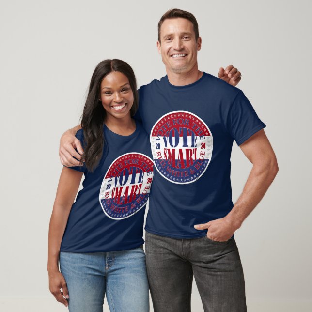 2024 Omröstning om rött, vitt och blått T Shirt (Unisex)