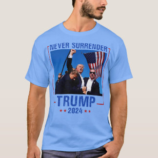 2024 Överlämna aldrig Tal-fisten i Luft Pennsy T Shirt
